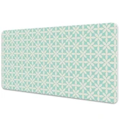 Decormat Namizna podloga White and blue pattern 120x60 cm