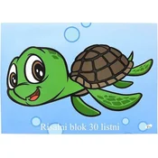 Risalni blok A3, 30 listni, 140 g, želva