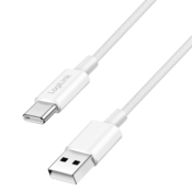 Logilink USB 2.0 Type C cable, C/M na USB - A/M, bela, 1.0m