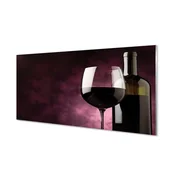 tulup.si Zidna obloga za kuhinju Steklenica in kozarec fina 125x50 cm