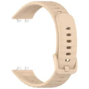 Silikonski pas Techsuit W082 za Huawei Band 11/Band 11 Pro - bež