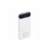 RIVACASE zunanja baterija powerbank 10.000 mAh VA2540 Quick Charge / PD 20W z LCD-jem bel