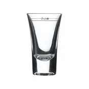 Bormioli Rocco kozarec za žgane pijače Dublino 3 cl rdeča oznaka 2 cl (6 kos)