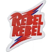 David Bowie Rebel Rebel Našitek za šivanje 90 x 75 mm