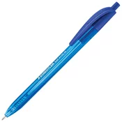 Kemični svinčnik, 1 mm, potisni mehanizem, STAEDTLER Ball 423 M, moder