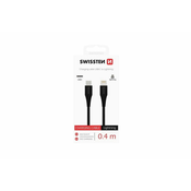 SWISSTEN Podatkovni kabel USB-C/Lightning, 0,4 m