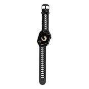 Decoded Silicone Ares O Band - silikonski pašček za Apple Watch 44/45/46/49mm/ Ultra 1&2 (črn)