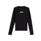 Tommy Jeans majica z dolgimi rokavi ženska bombažna z elastanom
