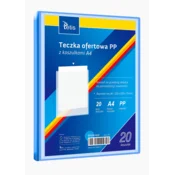 Tetis Mapa za predstavitve iz PP, 20 žepov, A4, modra