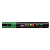 Posca flomaster PC-5M, 1,8 - 2,5 mm, svetlo rumena (3) - marker gozdno zelena (88)