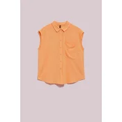 Marisse Womens Shirt L-Ko-4053 Peach