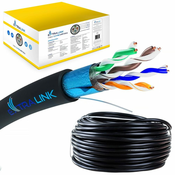 slomart extralink cat5e ftp (f/utp) v2 zunanji | omrežni kabel iz zvitega para | 100m