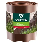 slomart VERTO obroba za trate 15 cm x 9 m, rjava