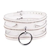 Devil Sticks Designer Traingo Collar Calf Softy Leather White