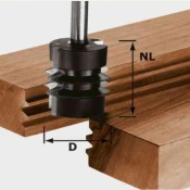 Rezkar za jezik in žlebove Festool HW S8 D34/NL32