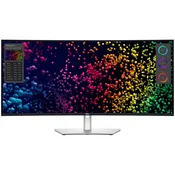 Monitor DELL UltraSharp U4025QW 40 Curved, 5120x2160, WUHD, 120Hz, IPS Antiglare, 21:9, 1000:1, 450 cd/m2, 8ms/5ms, 178/178, DP, HDMI, 2xTHB4, 3xUSB-C, 5xUSB-A, RJ-45, Audio line out, 2x 9W Speakers, Tilt, Swivel, Height Adjust, 3Y