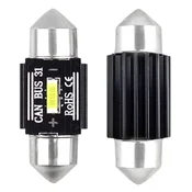 slomart LED žarnici AMiO CANBUS C5W 31mm, bela, 12-24V
