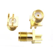 shumee SMA vtičnica ravna za rob tiskanega vezja 1,6 mm
