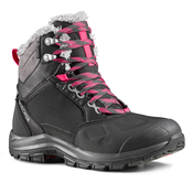 Cipele za planinarenje po snijegu SH520 X-WARM Mid ženske crne