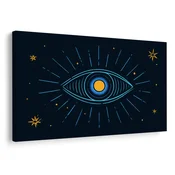 Slika mistično oko med zvezdami - 60x40