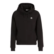 Bluza Fila ženska, črna barva, s kapuco