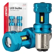 shumee LED žarnice CANBUS 1157 BAY15D P21/5W 4SMD 1860 Bela 12V 24V AMIO-04253
