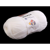 GLORIA Pletena preja 50 g - (57076) bela