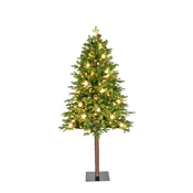 Novogodišnja jelka na stablu sa LED lampicama 81x150cm Cortina