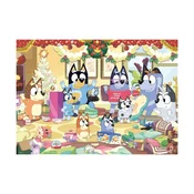 Ravensburger Bluey Velika božična talna sestavljanka - 24 kosov (03171)
