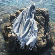 Lessentiel Maison Peškir za plažu Taslanmis, 90x175 cm,Sivi