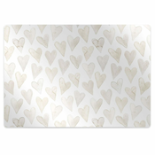 Decormat Podloga za pisarniški stol Subtle hearts 120x90 cm 2 cm