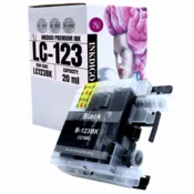 Inkdigo tusz LC123XLBK kompatybilny z Brother DCP-J132W MFC-J245 DCP-J552DW Certyfikat TÜV