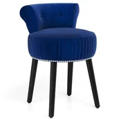 COSTWAY Oblazinjeni stol v slogu modern classic, (5000265825)