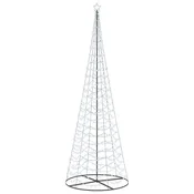 Vidaxl Spiralna LED novoletna jelka s podstavkom EKENAS 400 cm 588 LED