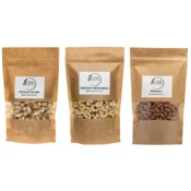 Komplet - soljene pistacije 500g + indijski oreščki 500g + mandlji 500g
