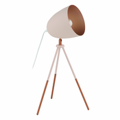 EGLO 49038 | Chester Eglo stolna svjetiljka 44cm s prekidacem 1x E27 boja marelice, crveni bakar