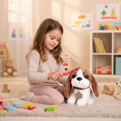 Eco Toys Plišana igracka za decu štene Begle