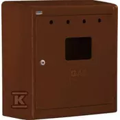 slomart Ohišje plinomera rjavo G66/P nadometno