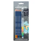 Marino Aquarelle Artist set svinčnikov v barvi, 6 kosov na blister kartici (5 svinčnikov + vodna čopič Aqua 2 Go)