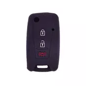 888 CAR ACCESSORIES Silikonska navlaka za ključeve crna Ssang Yong