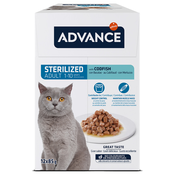 Advance Feline Sterilized bakalar - 24 x 85 g