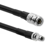 Koaksialni kabel Qoltec LMR400 | N ženski | RP-SMA moški | 5 m