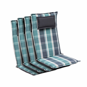 Blumfeldt Donau, naslonjac, jastuk za stolicu, visoki naslon, za vrtnu stolicu, poliester, 50 × 120 × 6 cm
