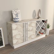 Hanah Home Komoda Luna, 70x40x148 cm, Krem
