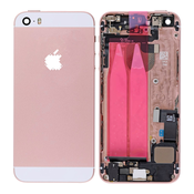 Apple iPhone SE - zadnje ohišje z majhnimi deli (rožnato zlato)