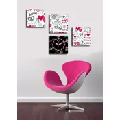 Wallity Zidni sat 4P1919CS-2, 52x63 cm, 4 dela