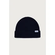 HUGO Blue beanie kapa moška z volno Xiav_1