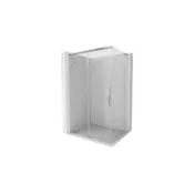 Mexen Rox L drsna tuš kabina 100 x 90 cm, prozorna, krom - 8C2L-100-090-01-00