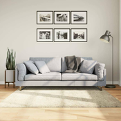Cupavi tepih PAMPLONA visoka vlakna moderni zlatni 160 x 160 cm