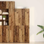 Highboard 2 pcs Staro drvo 80 x 42 x 185 cm